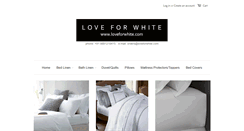 Desktop Screenshot of loveforwhite.com
